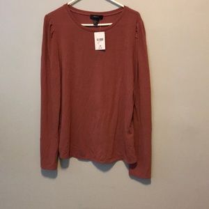 Plus size long sleeve shirt